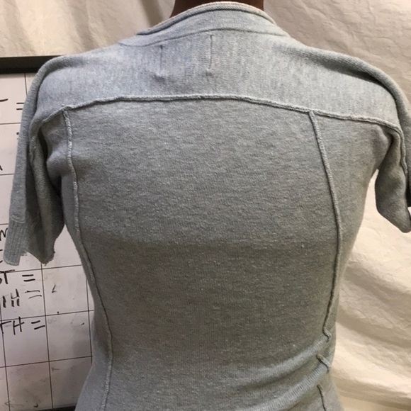 Banana Republic Heritage Collection Gray/Blue Wool Blend  Sweater Sz XS - Picture 4 of 14